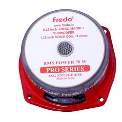 FREDO Pro 5.25 inch Jumbo Magnet subwoofer - 4 ohms