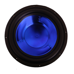Electric Blue 12-Inch Single Magnet Subwoofer - RMS 142W, Peak 1000W