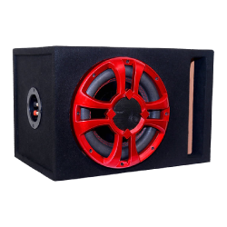 10-inch Front Slotted Loaded Subwoofer Enclosure with 825W Peak Power